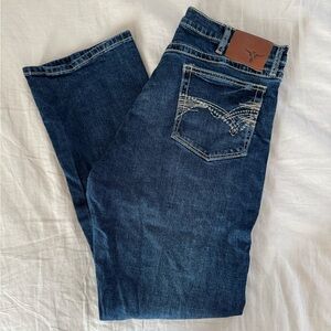 Men’s Wrangler 20X No. 42 Vintage Boot Cut Jeans size 36x32